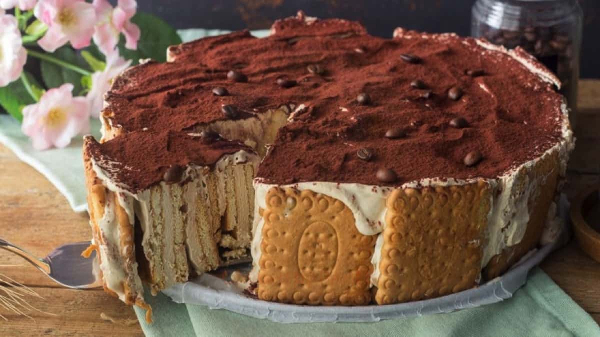 Gâteau de biscuits au café sans cuisson rapide