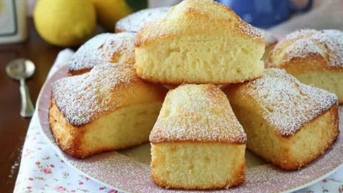 Gâteau moelleux au citron sans lait et sans beurre