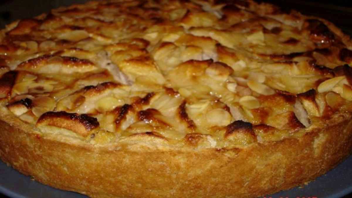 Gâteau aux pommes à la normande