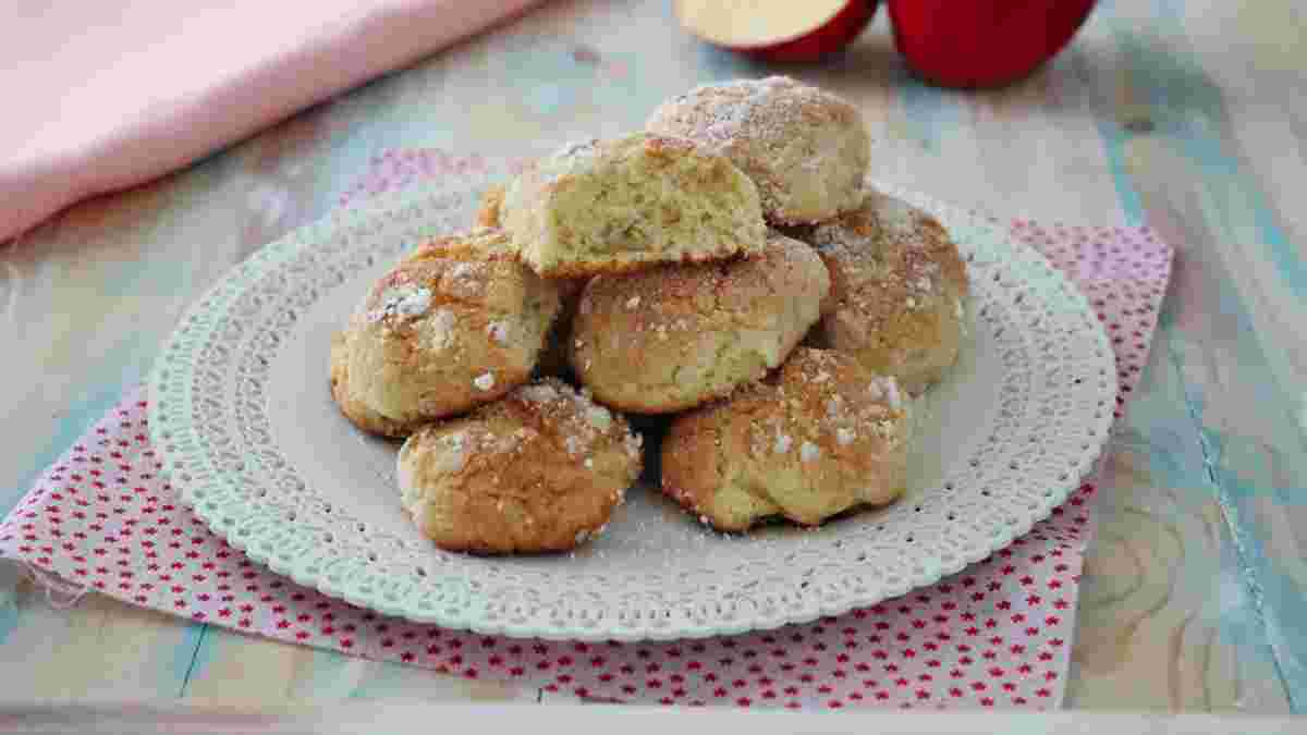 Biscuits moelleux aux pommes