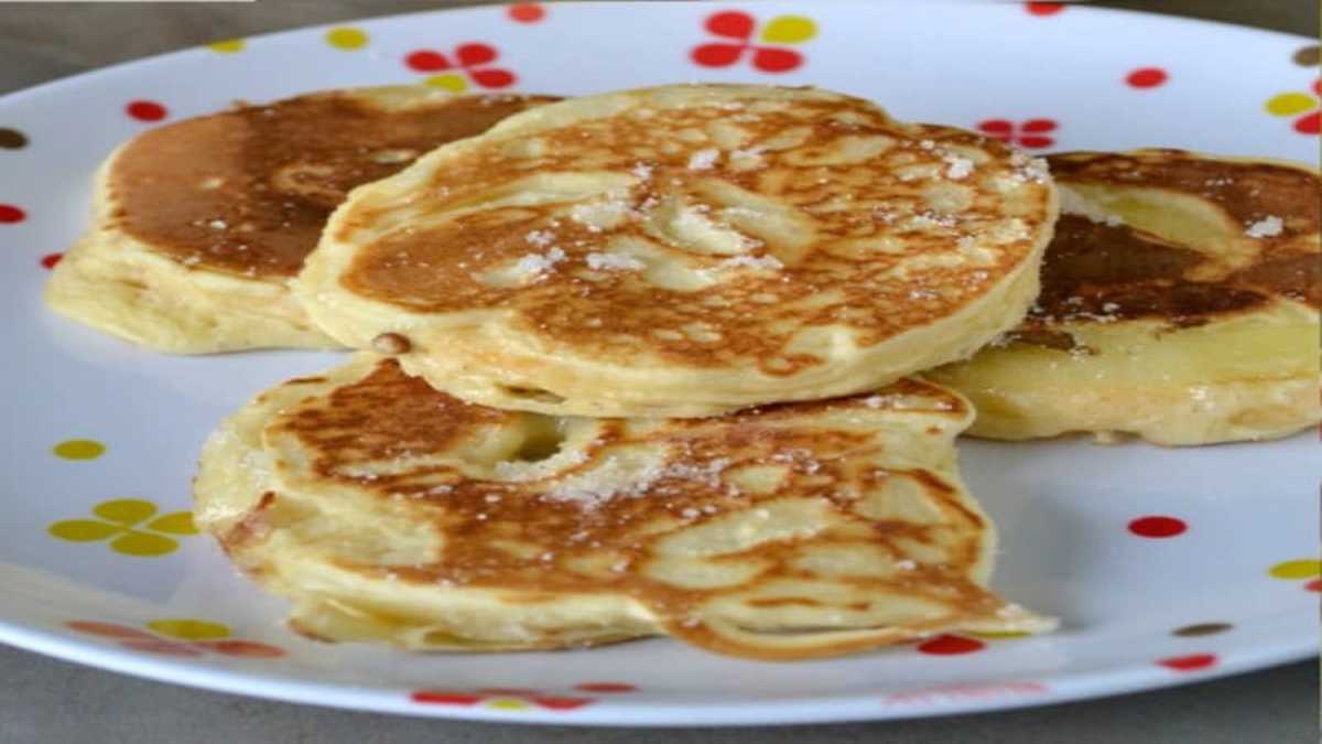 Pancakes aux pommes sans sucre