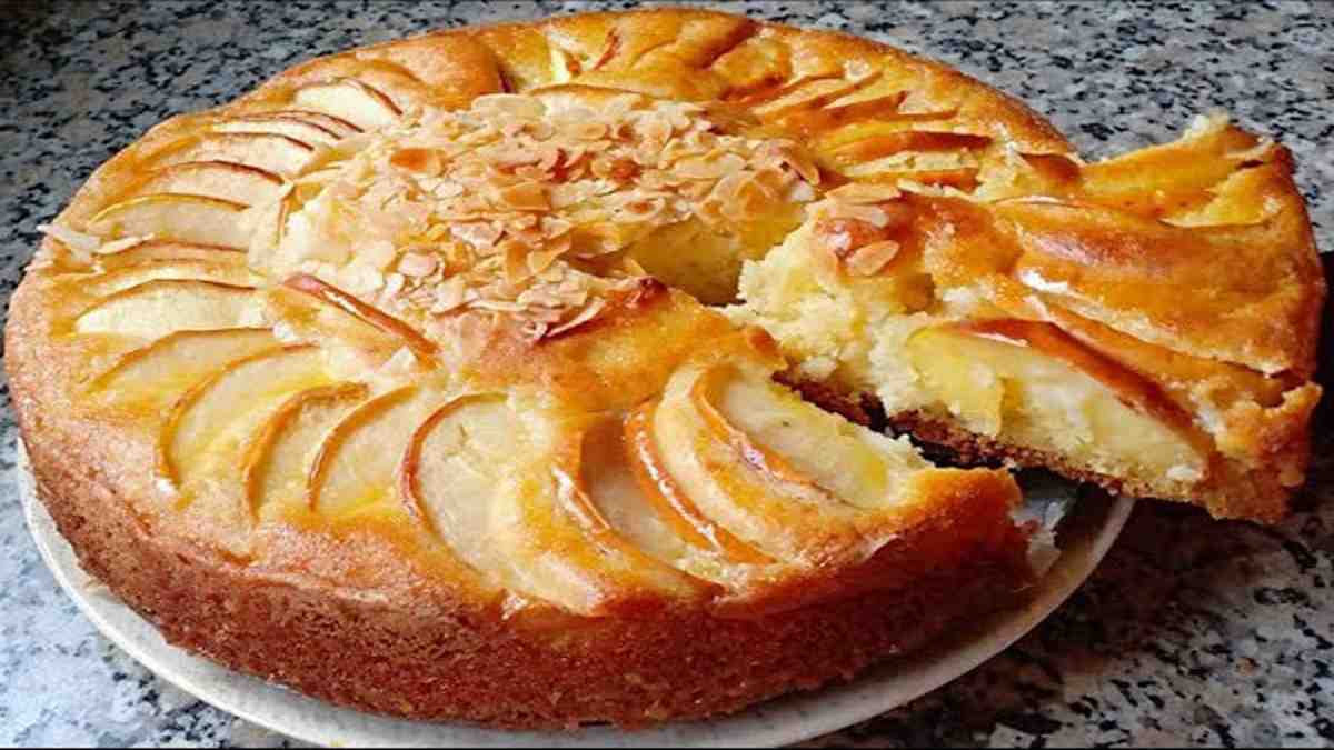 Gâteau au yaourt aux pommes