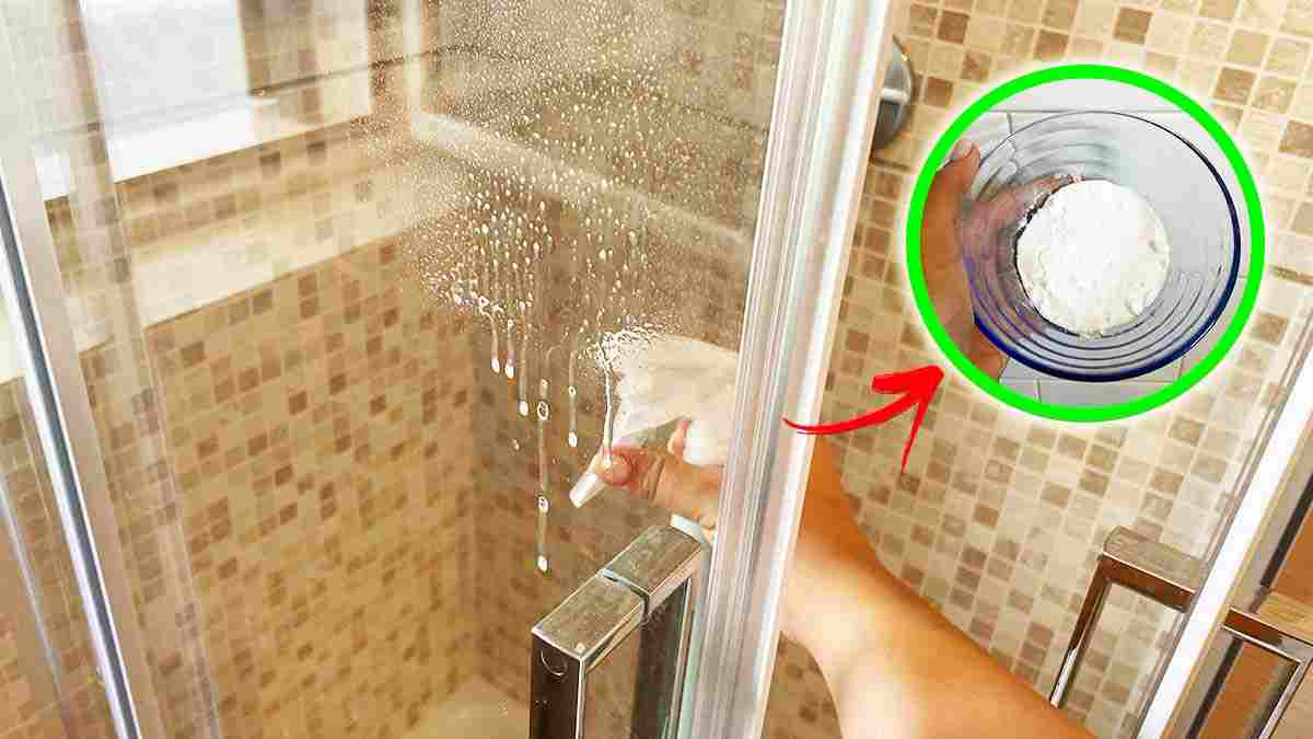 Astuce pour nettoyer la vitre de la douche