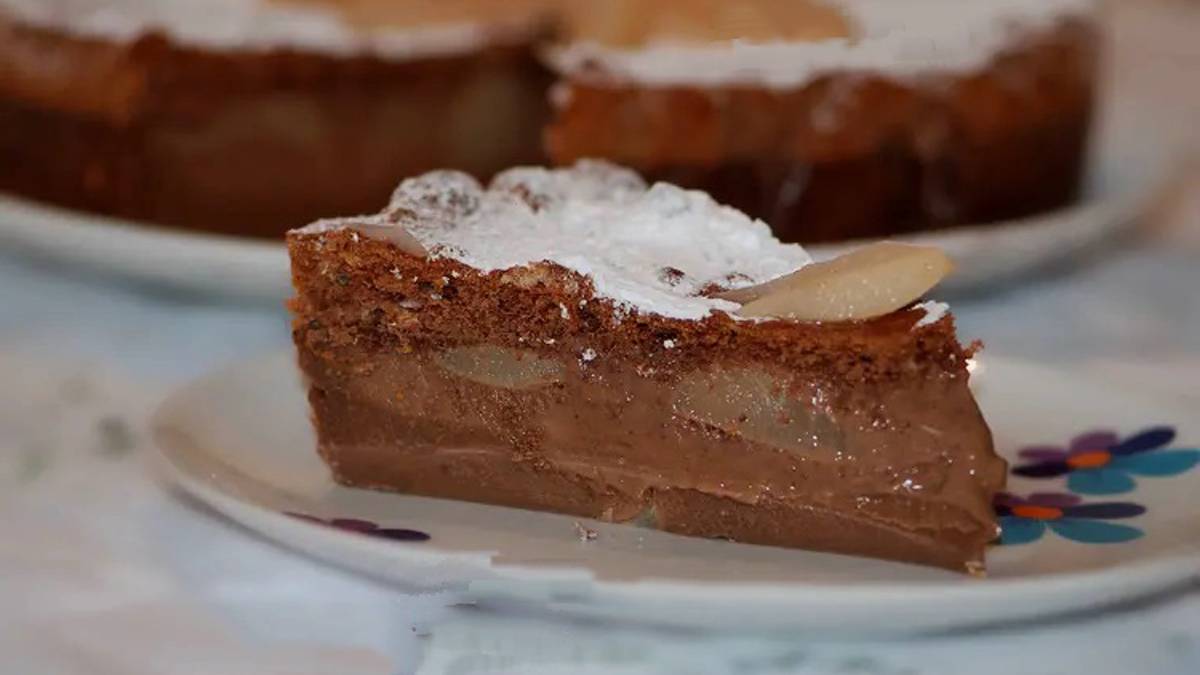 Gâteau magique poires et chocolats