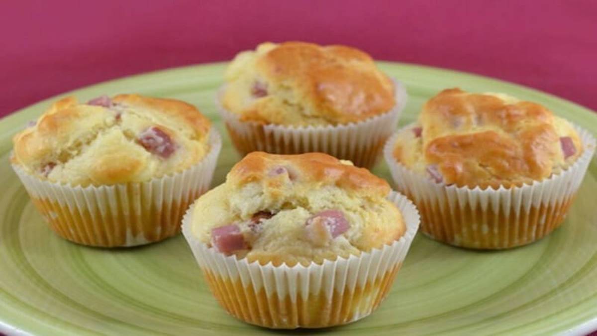 Muffins au Jambon et Kiri