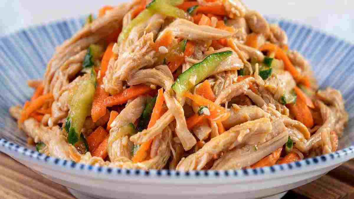 salade de poulet aux carottes