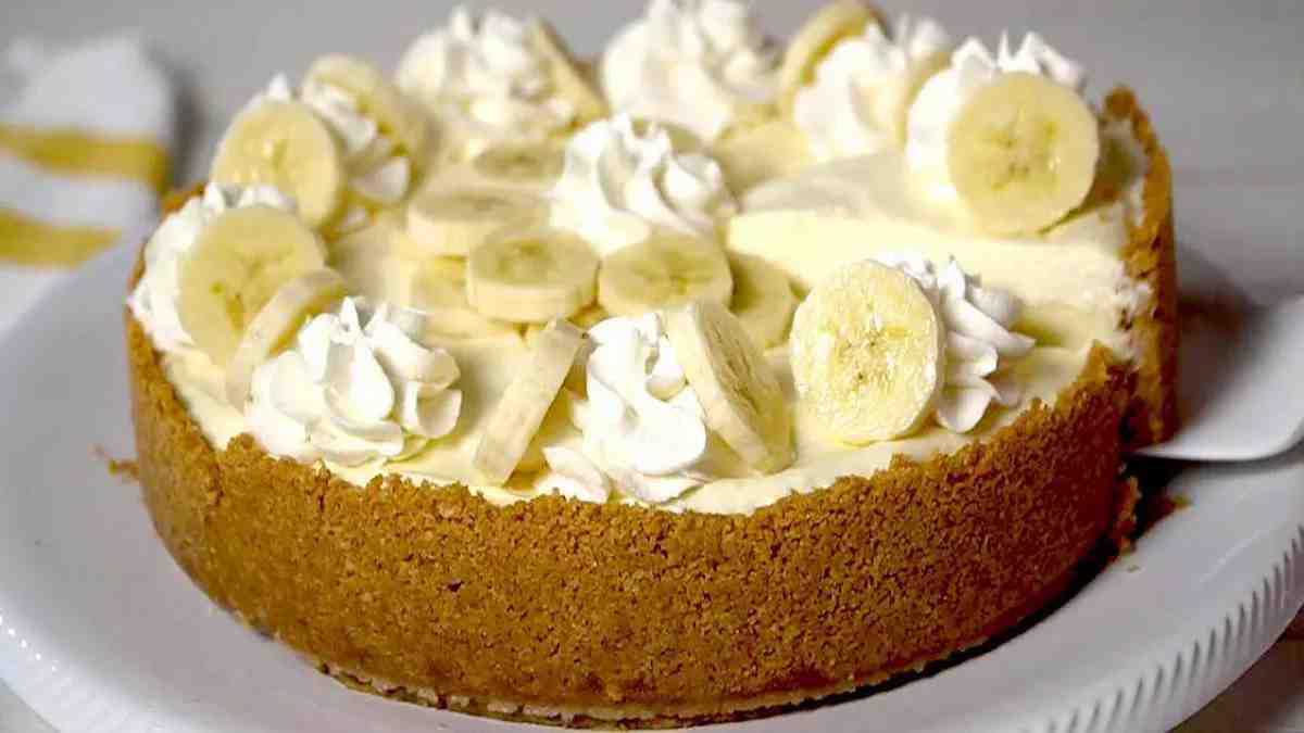 cheesecake à la crème de banane