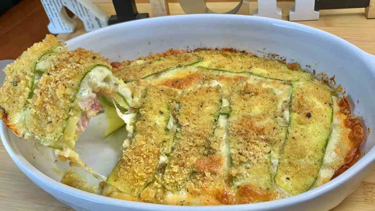 Courgettes gratinées au parmesan