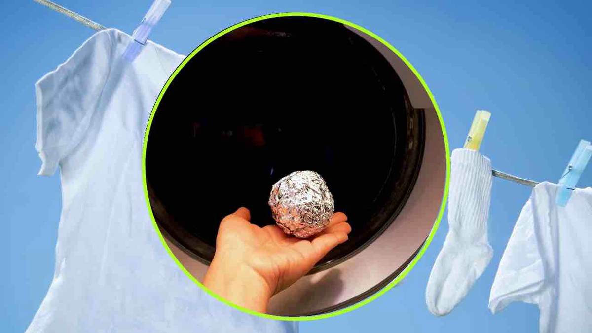 Voici pourquoi mettre une boule de papier aluminium dans la machine à laver