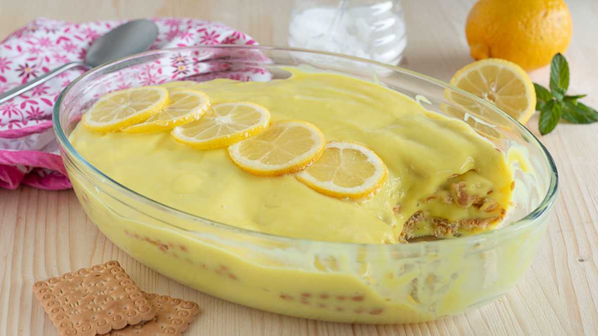 Gâteau de biscuits au citron