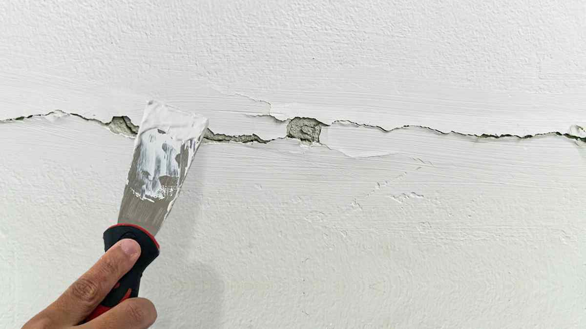 Comment réparer une fissure dans le mur