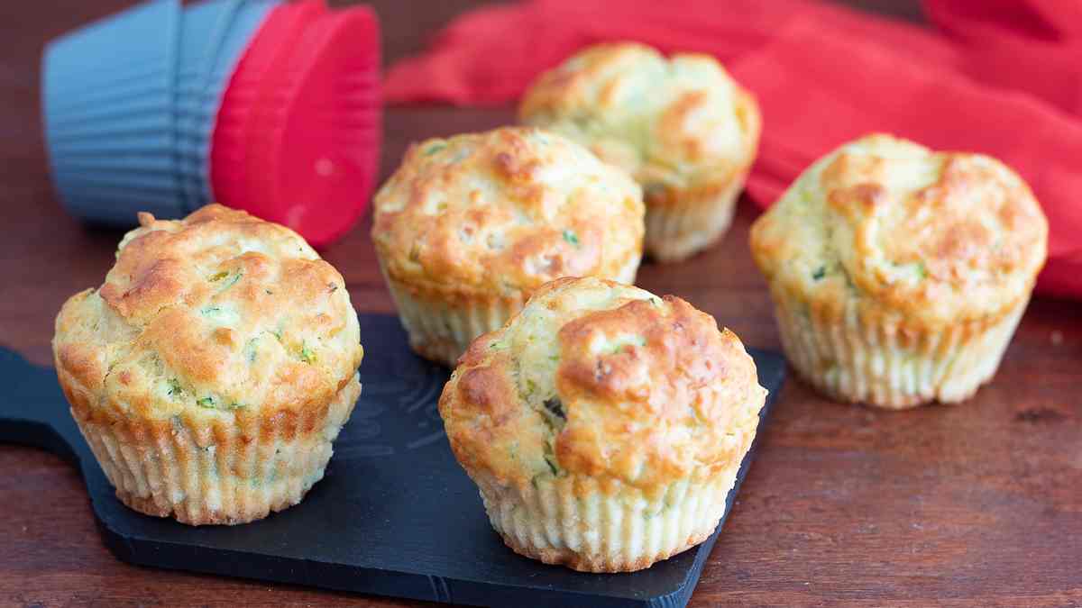 Muffins de courgettes au fromage