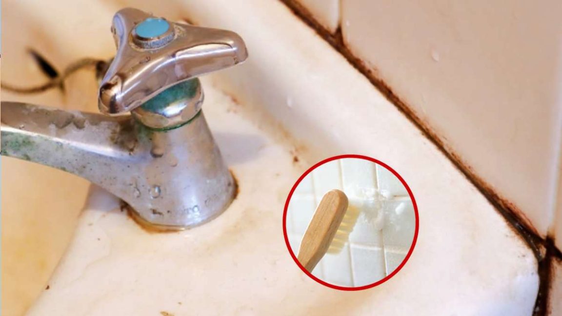 enlever la moisissure noire du silicone de la salle de bain